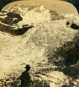 Les chutes de glace de Hochstetter, Nouvelle-Zélande, vers 1909 - George Rose