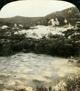 Le Pot de Bouillie, Whaka, Rotorua, Nouvelle-Zélande, vers 1909 - George Rose