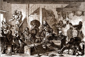 Dragonnades : persécutions dirigées contre les communautés protestantes du Royaume de France dans les années 1680. 19ème siècle