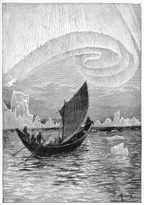 Illustration pour "Le sphinx des glaces" de Jules Verne - George Roux