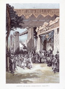 Immédiatement les danses commencèrent (page 229) dans « Michel Strogoff » de Jules Verne - George Roux
