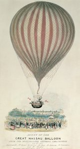 Ascension du Grand Ballon Nassau, Montpellier Gardens, 3 juillet 1837 - George Rowe