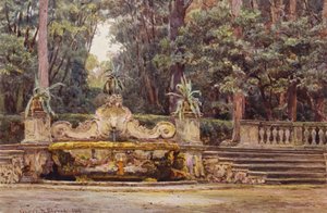 Jardins italiens : Dans le Bosco, Villa Corsini