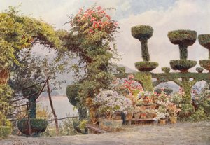Jardins Italiens: La Badia, Cour du Monastère - George Samuel Elgood