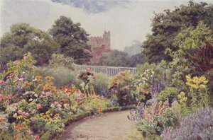 Le jardin du doyenné, Rochester - George Samuel Elgood