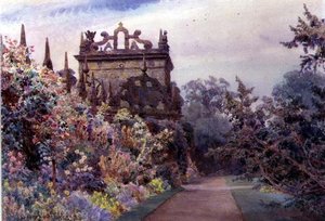 La cour, Hardwick Hall, Derbyshire - George Samuel Elgood