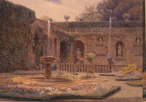 Le jardin de la Villa Cigogna Mozzoni - George Samuel Elgood