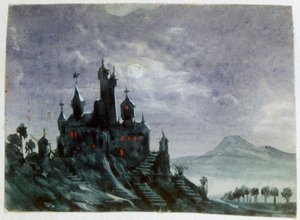 Château fantastique au clair de lune I, 1820-1876