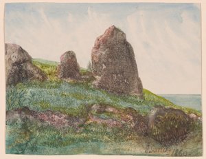 Paysage avec rochers - George Sand