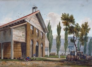 Usine de vinaigre Beaufoy sur le site des jardins de Cuper, Lambeth, Londres - George Shepherd