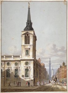 Église de St Benet Gracechurch et Gracechurch Street, Ville de Londres - George Shepherd