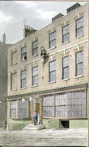 Café grec, Devereaux Court, 1809 - George Shepherd