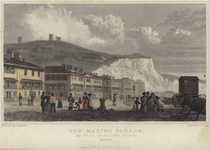 La parade marine et la tour de Jules César à Douvres - George Shepherd