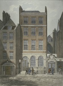 Vue de la maison bancaire de Snow et des marchands de thé Twining, Strand, Westminster - George Shepherd
