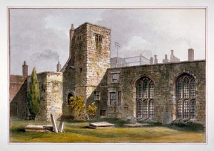 Vue de la chapelle Savoy, palais Savoy, Westminster, 1819