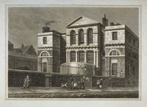 Vue de la Maison des Sessions, Old Bailey, 1812 - George Shepherd