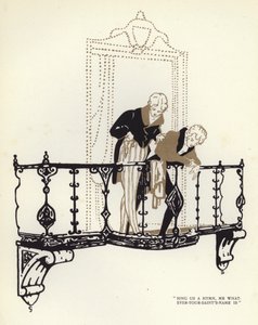 Illustration pour The Happy Hypocrite de Max Beerbohm - George Sheringham