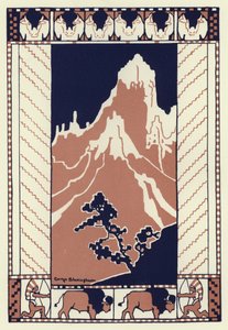 Cette nuit-là, quand tout le village dormait, le garçon alla au pied de la montagne - George Sheringham
