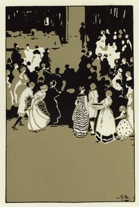 La nuit était toujours une grande fête et un grand festin - George Sheringham