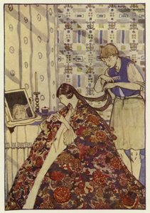 Puis il habilla sa sœur de beaux vêtements, et lava et peigna ses cheveux - George Sheringham