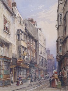 Bell Yard près de Chancery Lane, Londres, 1835
