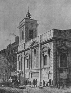 Église de Sainte Mildred, Poultry, City de Londres, 1812-1911