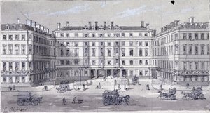 Gare de Euston Square, Londres, vers 1838 - George Sidney Shepherd