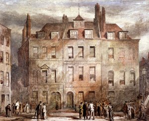 Sheriffs Court, Red Lion Square, Holborn, Londres, vers 1828 - George Sidney Shepherd