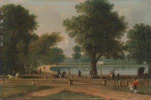 La Serpentine, Hyde Park - George Sidney Shepherd
