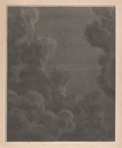 Fenêtre ouest de la chapelle, New College Oxford, Nuages, Partie de la scène de la Nativité - George Siegmund Facius