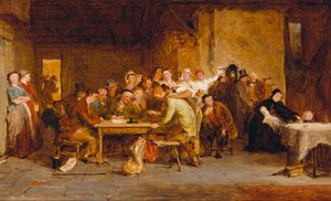 Esquisse pour "La Tombola", 1868 - George Smith