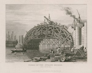 Travaux du pont de Strand - George Smith
