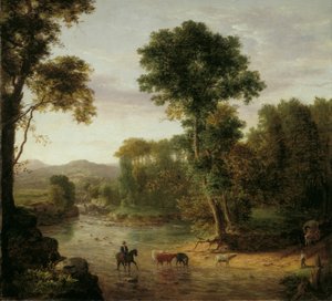 Traversée du gué - George Snr. Inness
