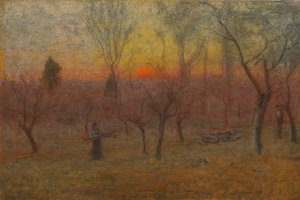Ramassage de bois, Montclair, New Jersey, 1889 - George Snr. Inness