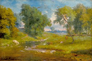 Dans le pré - George Snr. Inness