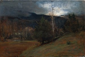 Novembre dans les Adirondacks, c.1885