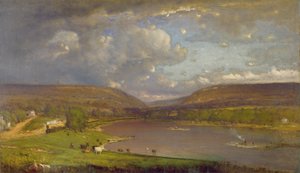 Sur la rivière Delaware, 1861-63 - George Snr. Inness