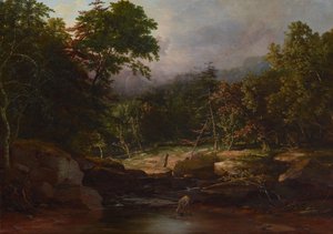 Ruisseau dans les montagnes, c.1850 - George Snr. Inness
