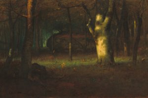 Coucher de soleil dans les bois - George Snr. Inness