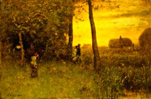 Les Baigneurs, 1888 - George Snr. Inness