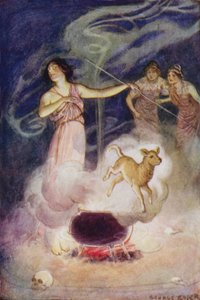 Jason et les Argonautes : "Elle murmura ses sorts magiques sur lui, et il sauta de nouveau un jeune agneau" - George Soper