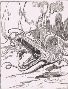 Les dents du dragon : Il se précipita sur le monstre et se jeta dans sa bouche cavernicole - George Soper