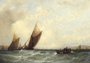 Bateaux de pêche au large d