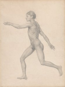 Figure humaine, vue latérale, non disséquée (étude terminée pour la table VIII) - George Stubbs