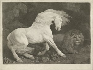 Le cheval et le lion, 1770 - George Townley Stubbs