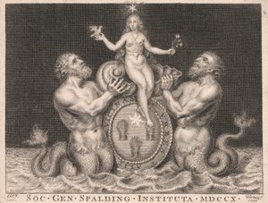 Ex-libris : La Société des Gentilshommes de Spalding - George Vertue