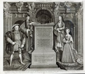 Familia Regia, ou La famille de Henri VIII, 1742 - George Vertue