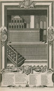 Le monument du roi Édouard I - George Vertue