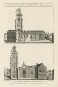 Deux perspectives de Saint-Martin-in-the-Fields - George Vertue