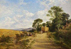 Paysage - Temps de récolte - George Vicat Cole
